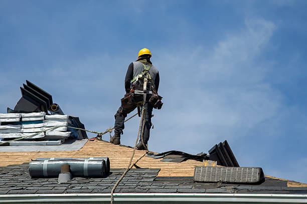 Professional Flat Roof Repair technician working in Cape May Court House, NJ
